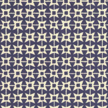 Blue Geometric Star Print Italian Paper ~ Carta Varese Italy